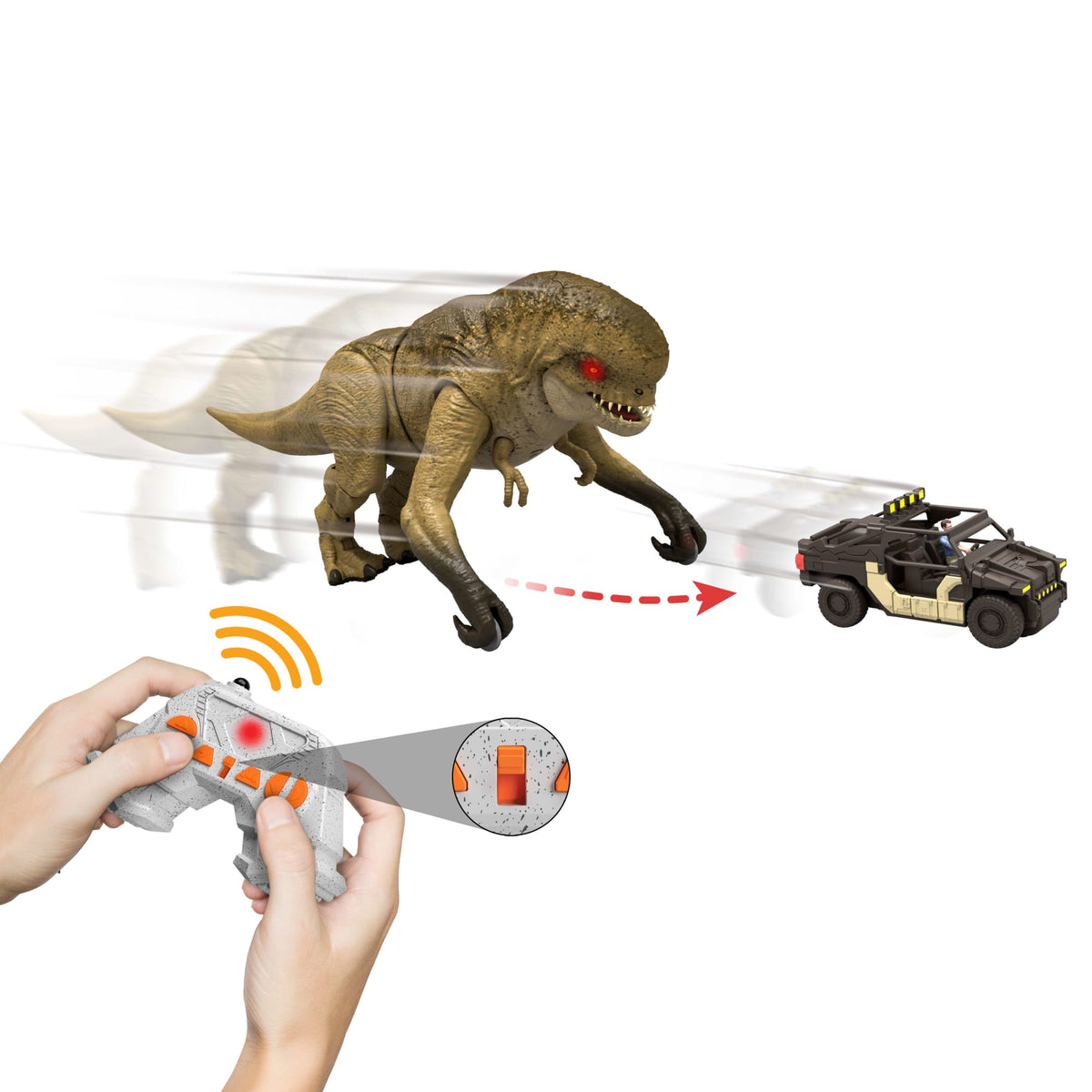 Jw  Rebirth  Pistage et Morsure  Dinosaure Méchant1 et Véhicule