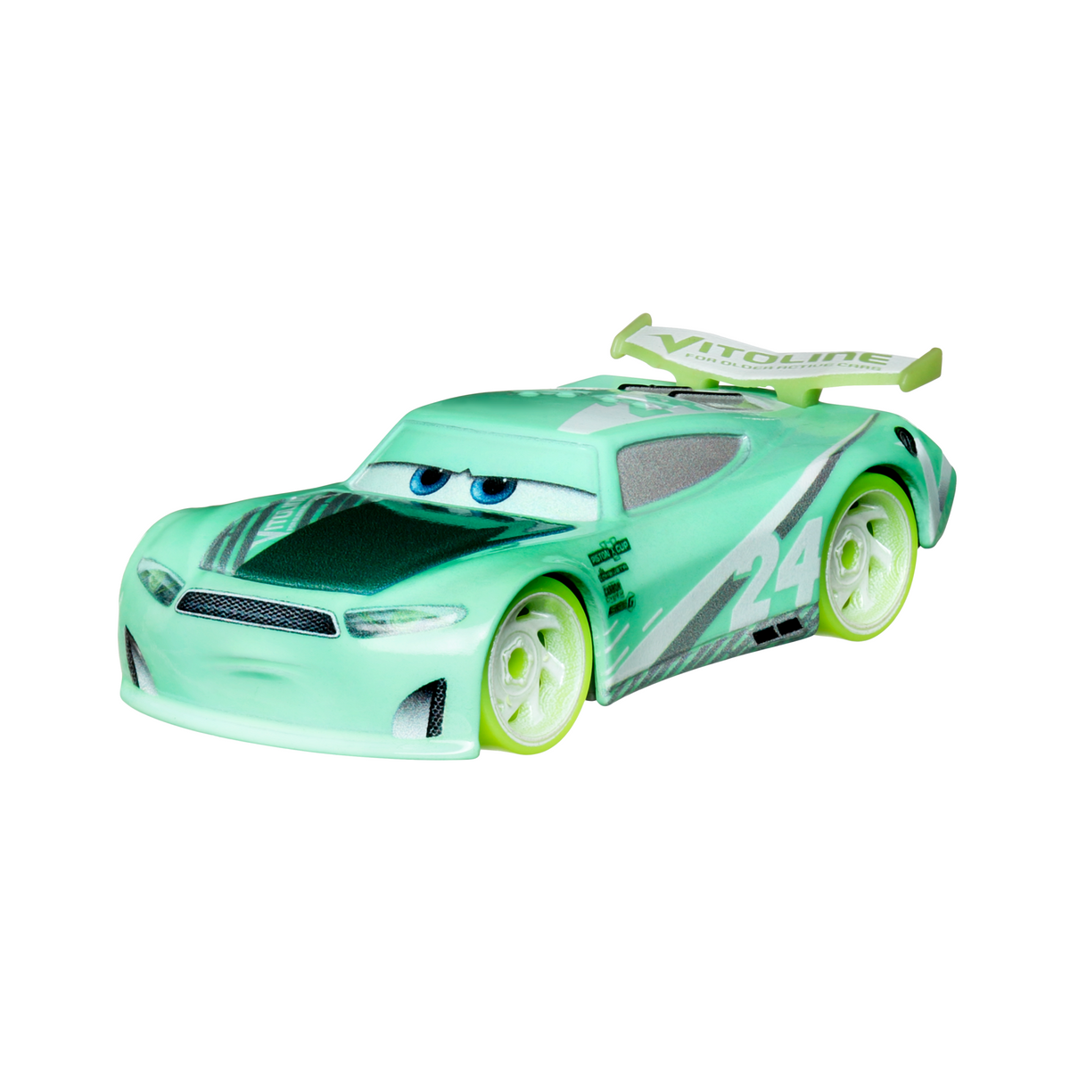 Disney And Pixar Cars Glow Racers Vehicles, Glow-In-The-Dark 1:55 Scale Die-Cast Toy Cars
