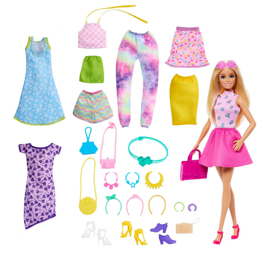 Barbie CloThes And Doll, Mix-And-Match Fashions And Accessories