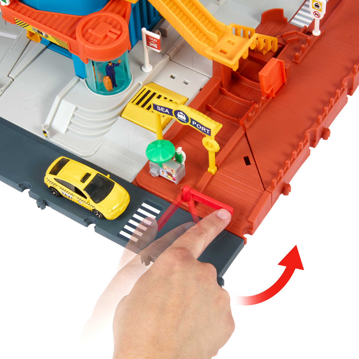 Matchbox-Centre de Transport Action Drivers-3Véhicules, 1Accessoire